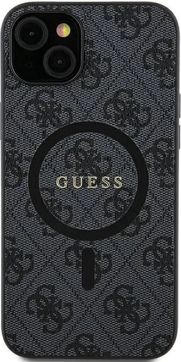 GUESS 4G Back Case MagSafe S24 - Zwart - afbeelding 6 van 6