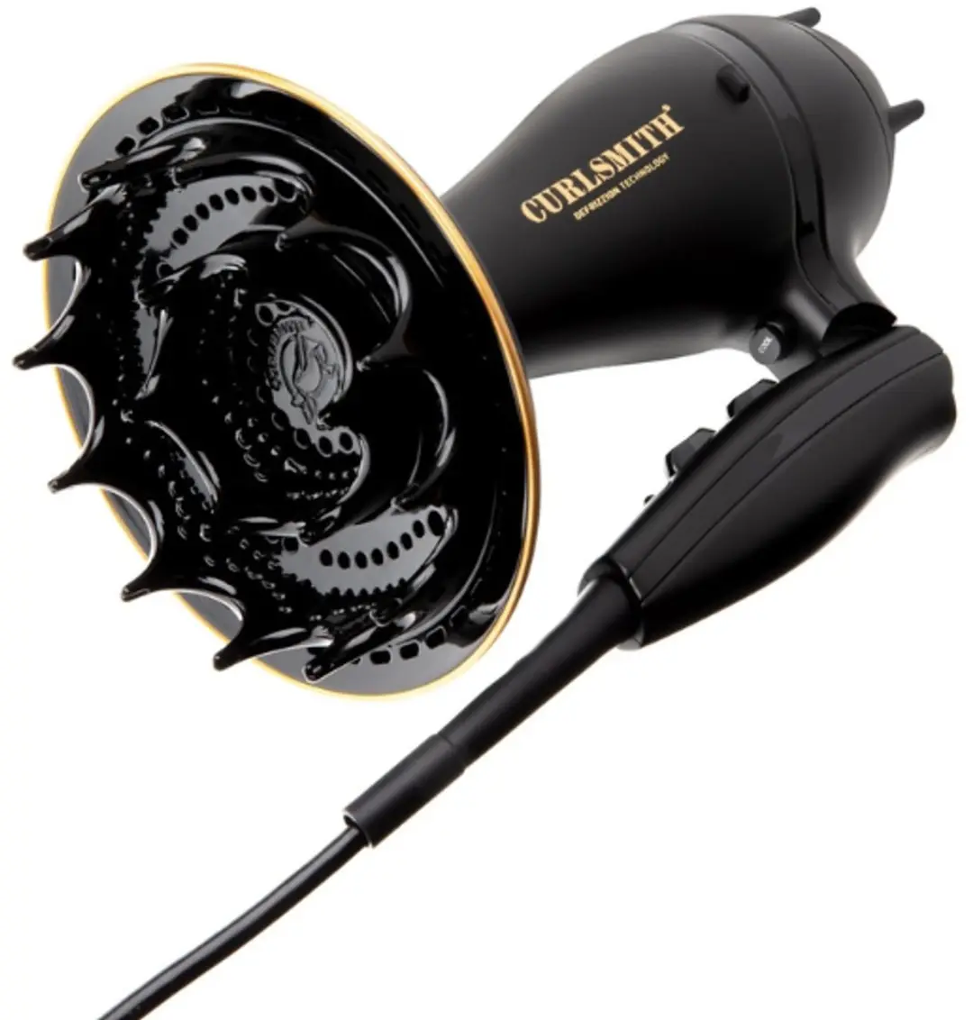 Curlsmith Defrizzion Travel Haardroger 1875W - Zwart