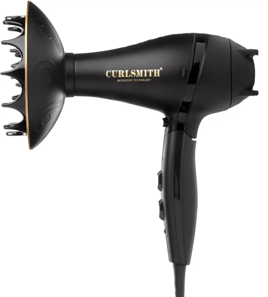 Curlsmith Defrizzion Travel Haardroger 1875W - Zwart