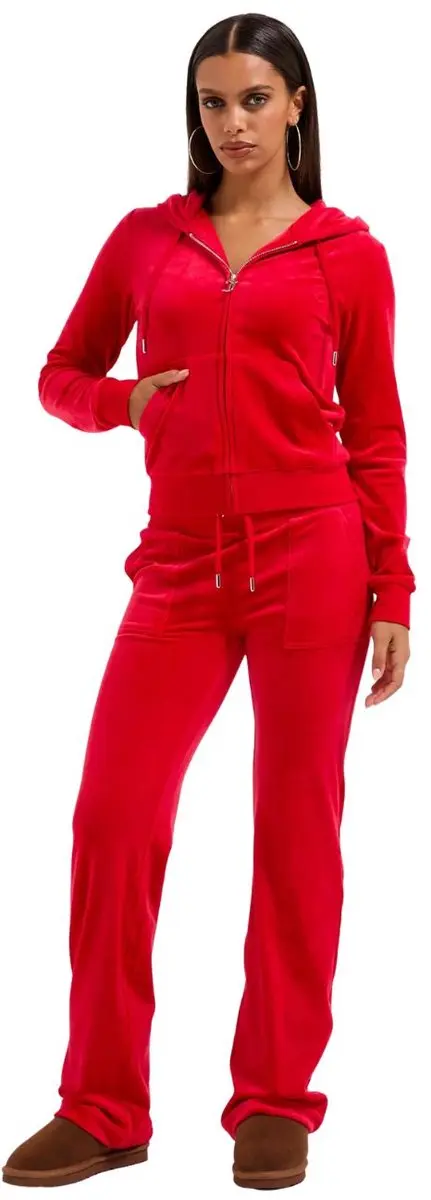 Juicy Couture Robertson Hoodie - Maat M - Rood