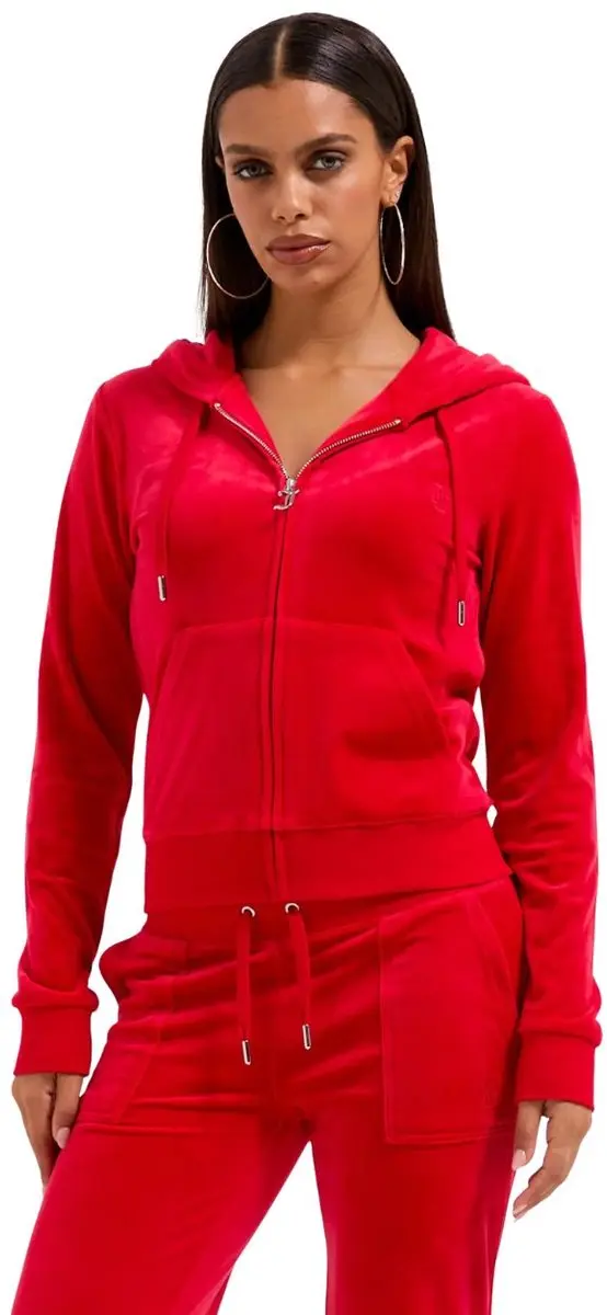 Juicy Couture Robertson Hoodie - Maat M - Rood