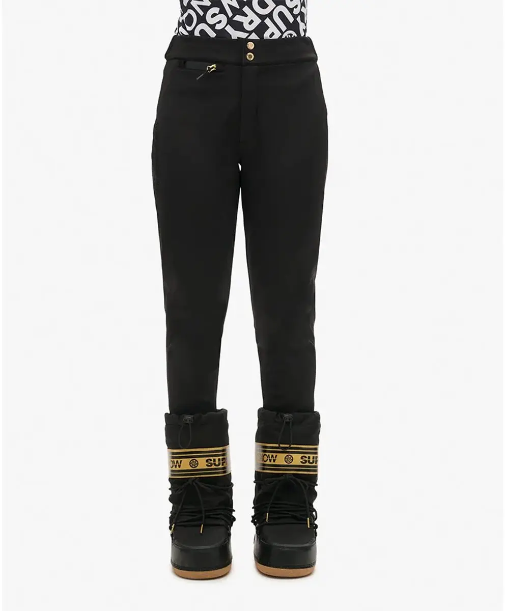 Superdry Ski Luxe Legging Sneeuwbroek Dames WS110173A - Zwart