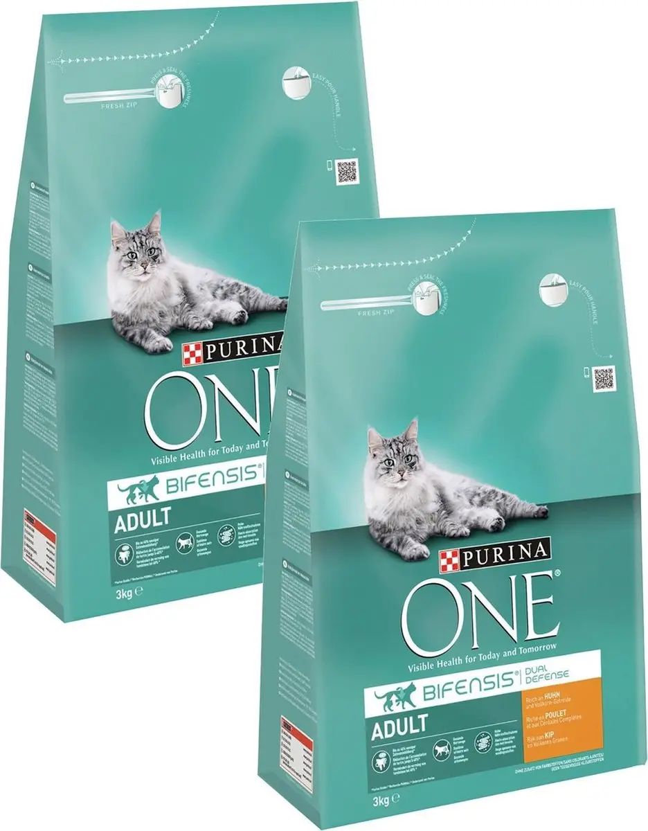 Purina ONE Adult Kip & Granen Kattenvoer