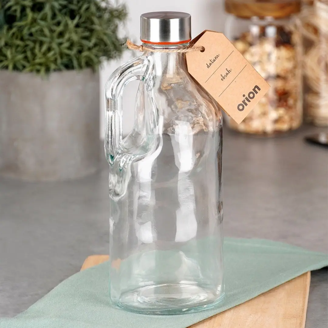 Orion Glazen Waterfles 1,15L - Transparant