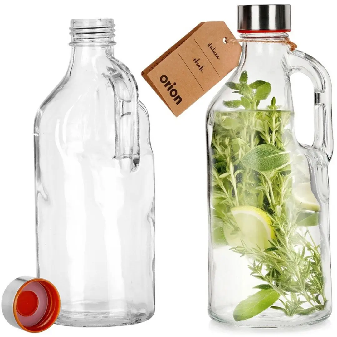 Orion Glazen Waterfles 1,15L - Transparant