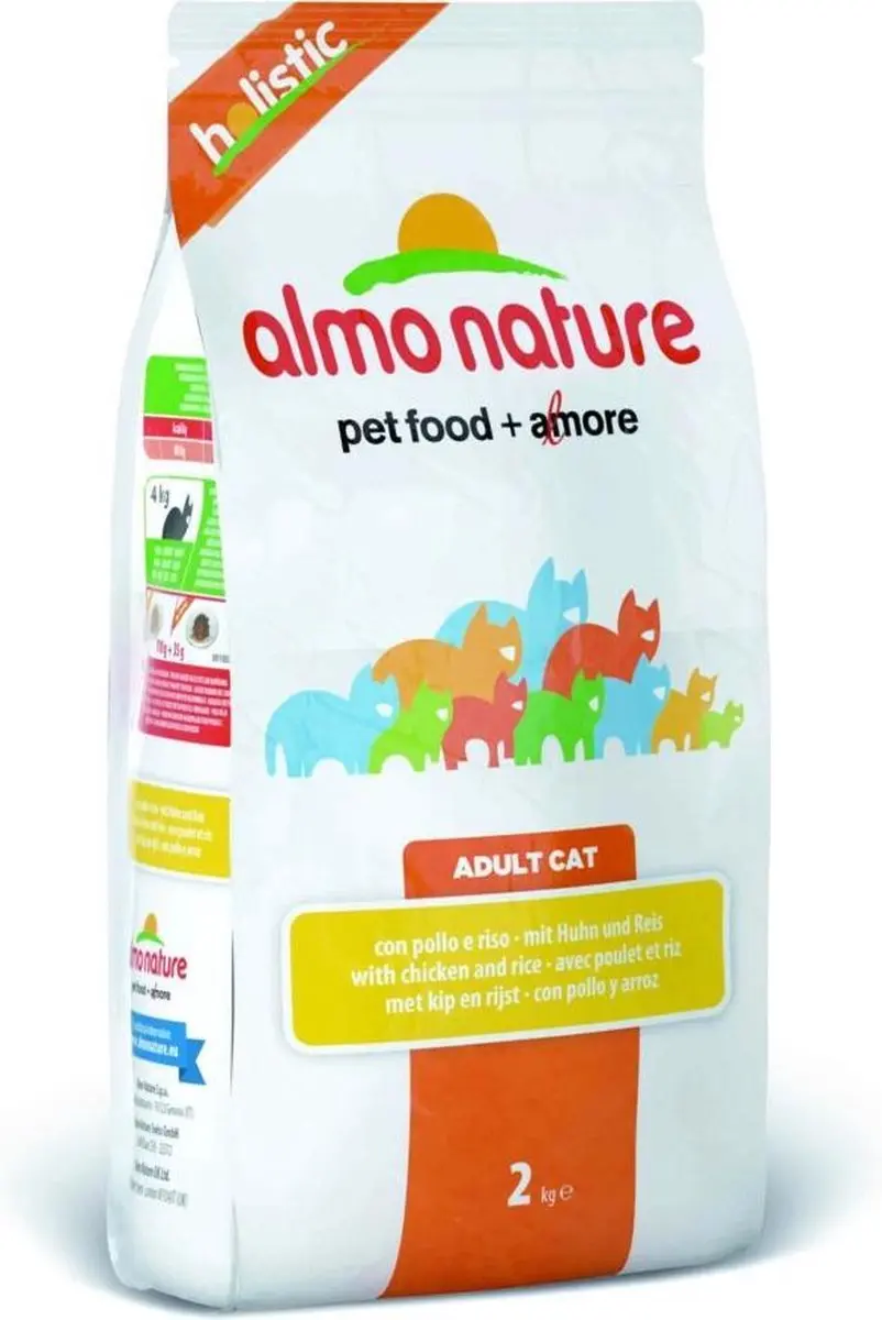 Almo Nature Cat Droogvoer Kip/Rijst 2kg