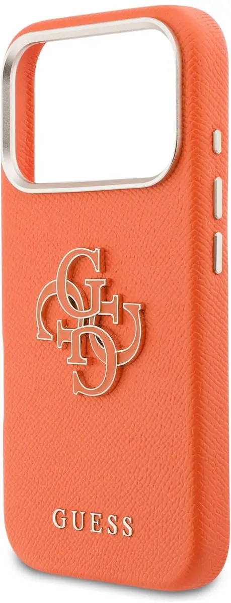 GUESS PU Resin Logo Backcover 14932 - Oranje