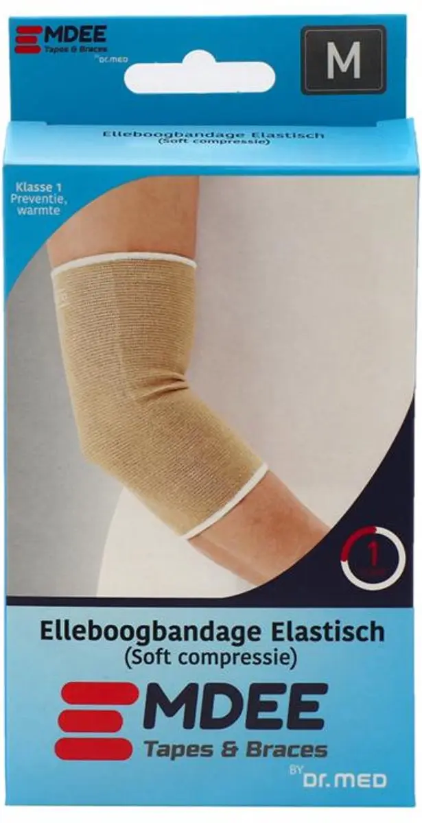 Emdee Elleboogbandage M - Beige