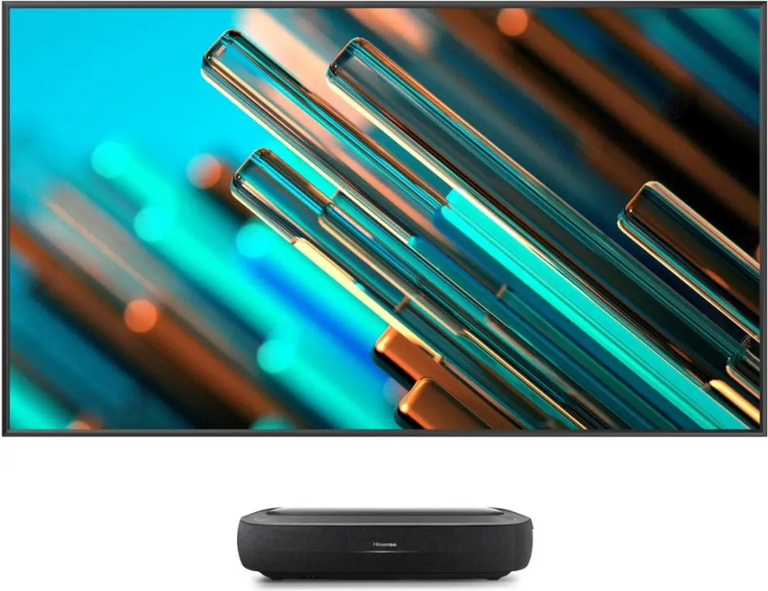 Hisense 100L9HD 4K Laser TV - 3000 ANSI Lumen - 100" ALR Scherm - Grijs/Zwart