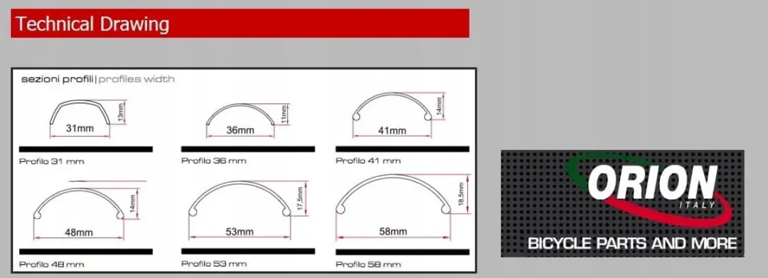 Orion 28" Fietsspatbord Set Zwart/Zilver