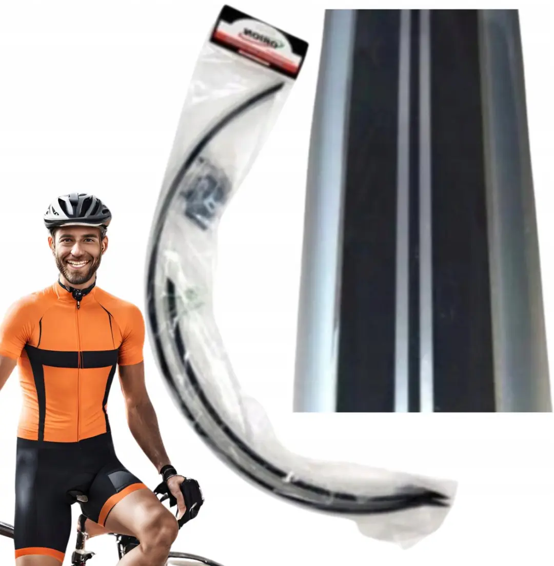 Orion 28" Fietsspatbord Set Zwart/Zilver