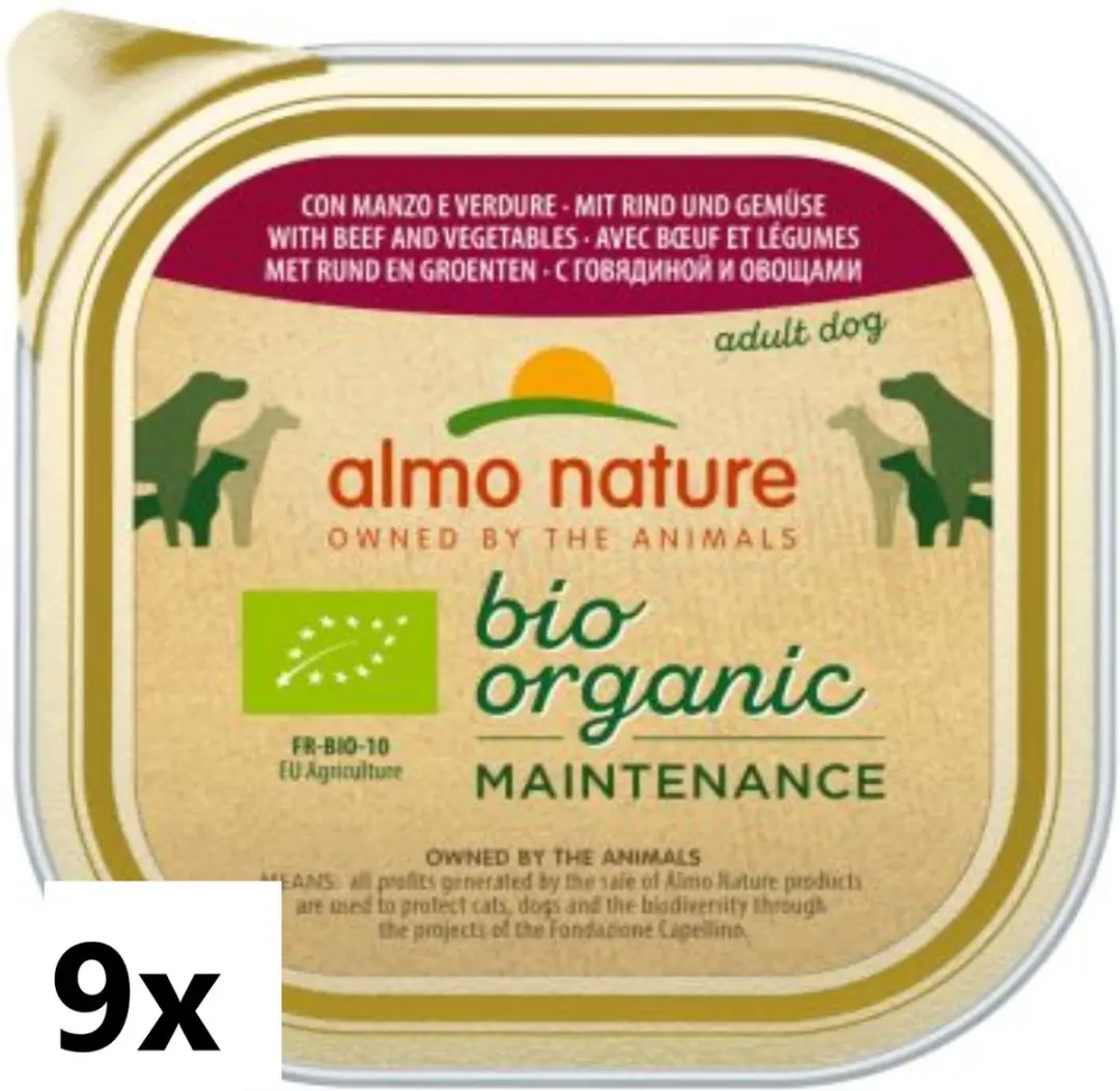 Almo Nature Dailymenu Bio Hondenvoer Rund & Groenten