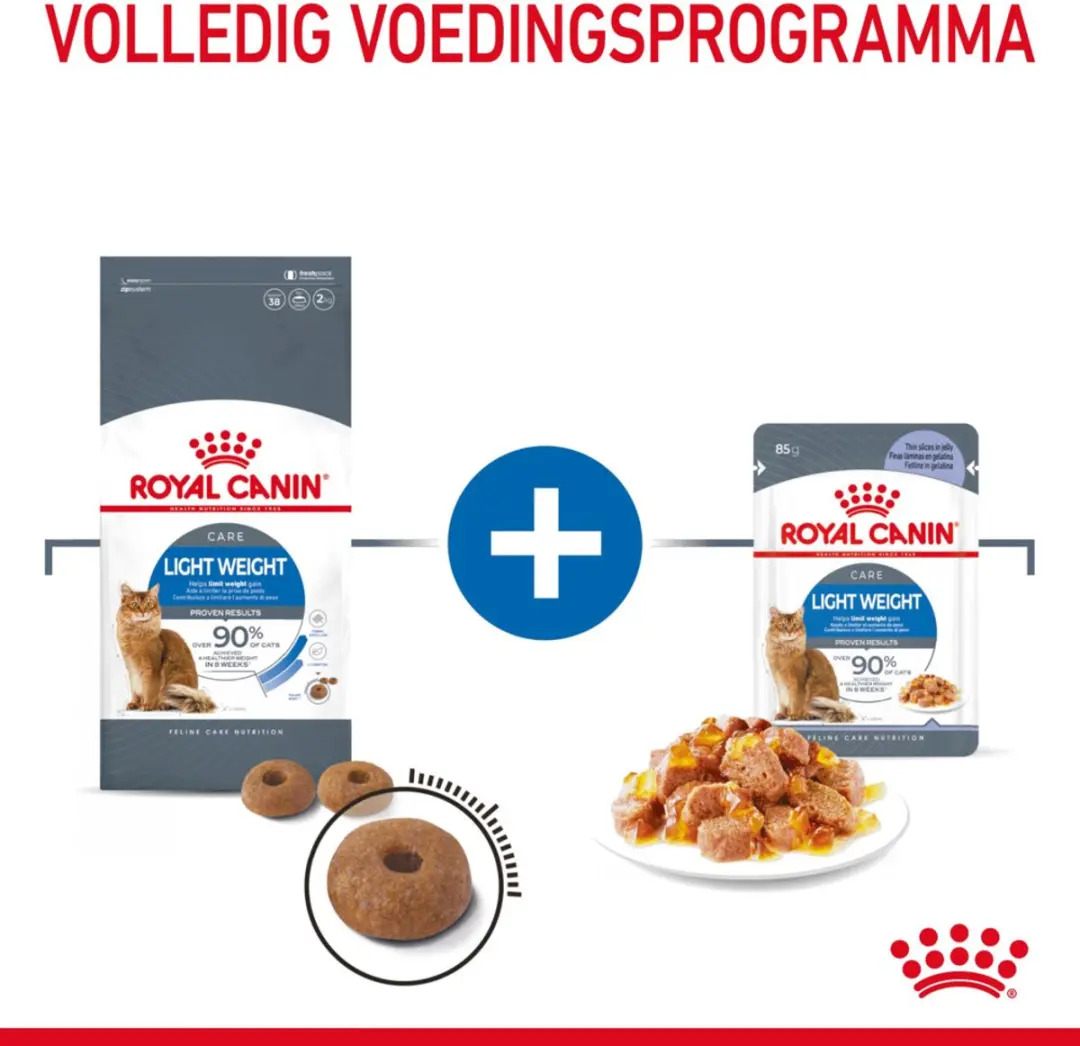 Royal Canin Kattenvoer Nat Light Weight Care Jelly - 48x85g