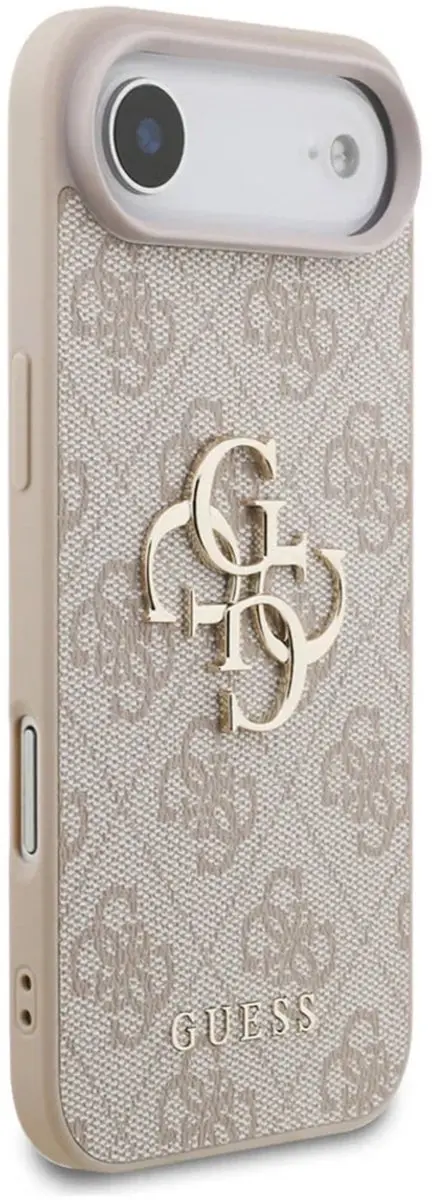 GUESS Case 4G iPhone 17 Air Luxe Designer Cover - Zwart - MPN 3666339491574