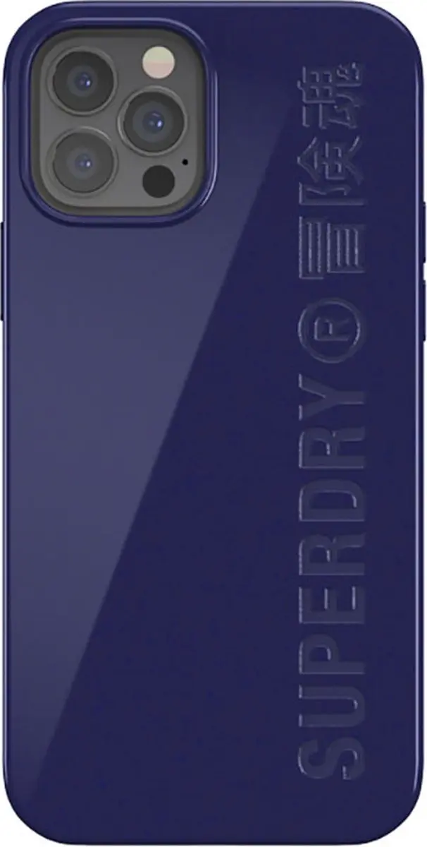 Superdry Snap Case Compostable Series Hoesje - Blauw