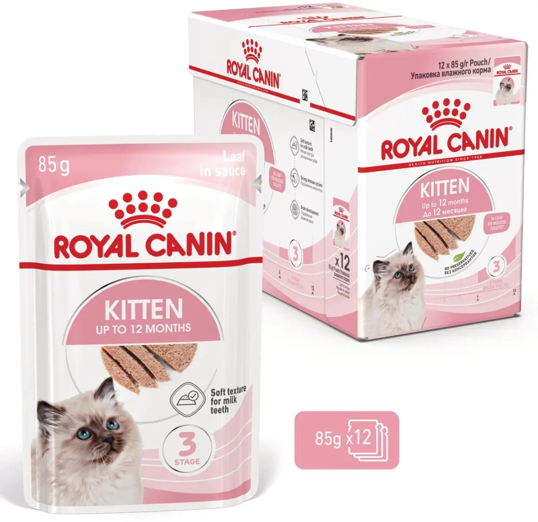 Royal Canin Kitten Loaf Kattenvoer - 12x85g