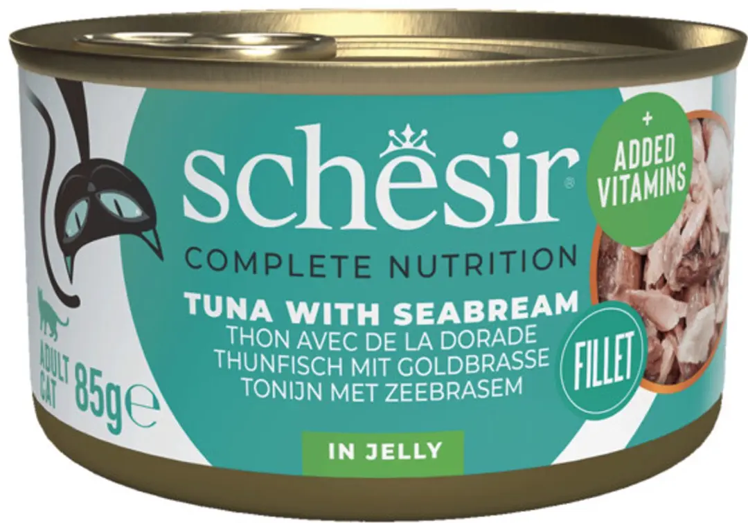 Schesir Katten Natvoer Tonijn & Zeebrasem