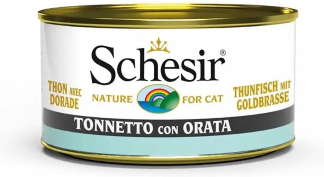 Schesir Katten Natvoer Tonijn & Zeebrasem - 12x85g