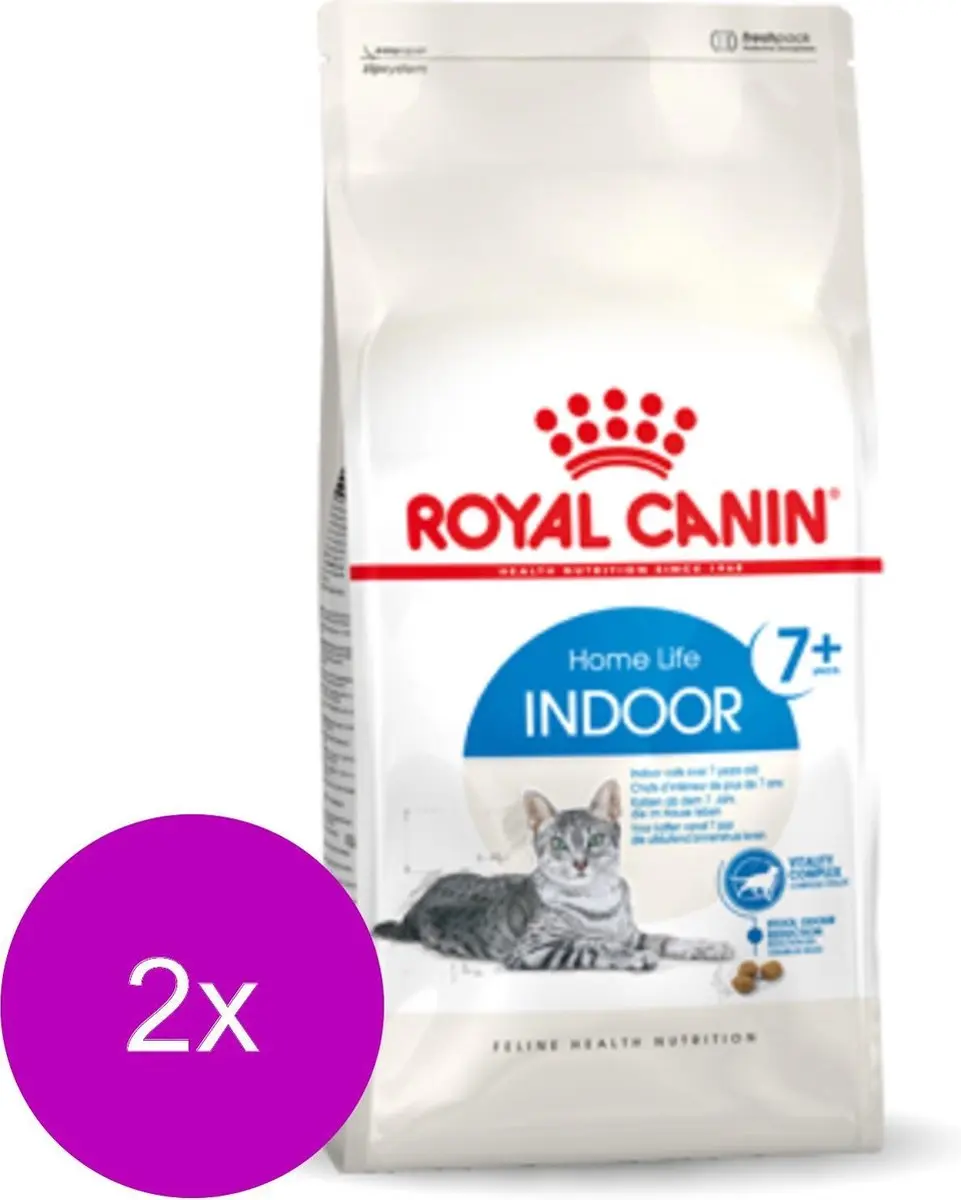 Royal Canin Indoor 7+ Kattenvoer - 2x3,5kg
