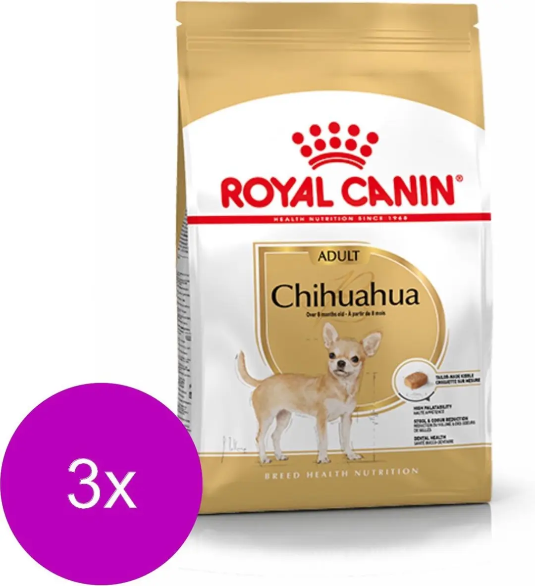 Royal Canin Chihuahua Adult Hondenvoer - 3x1,5kg