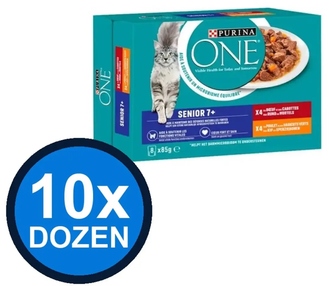 Purina ONE Senior Rund & Kip Natvoer