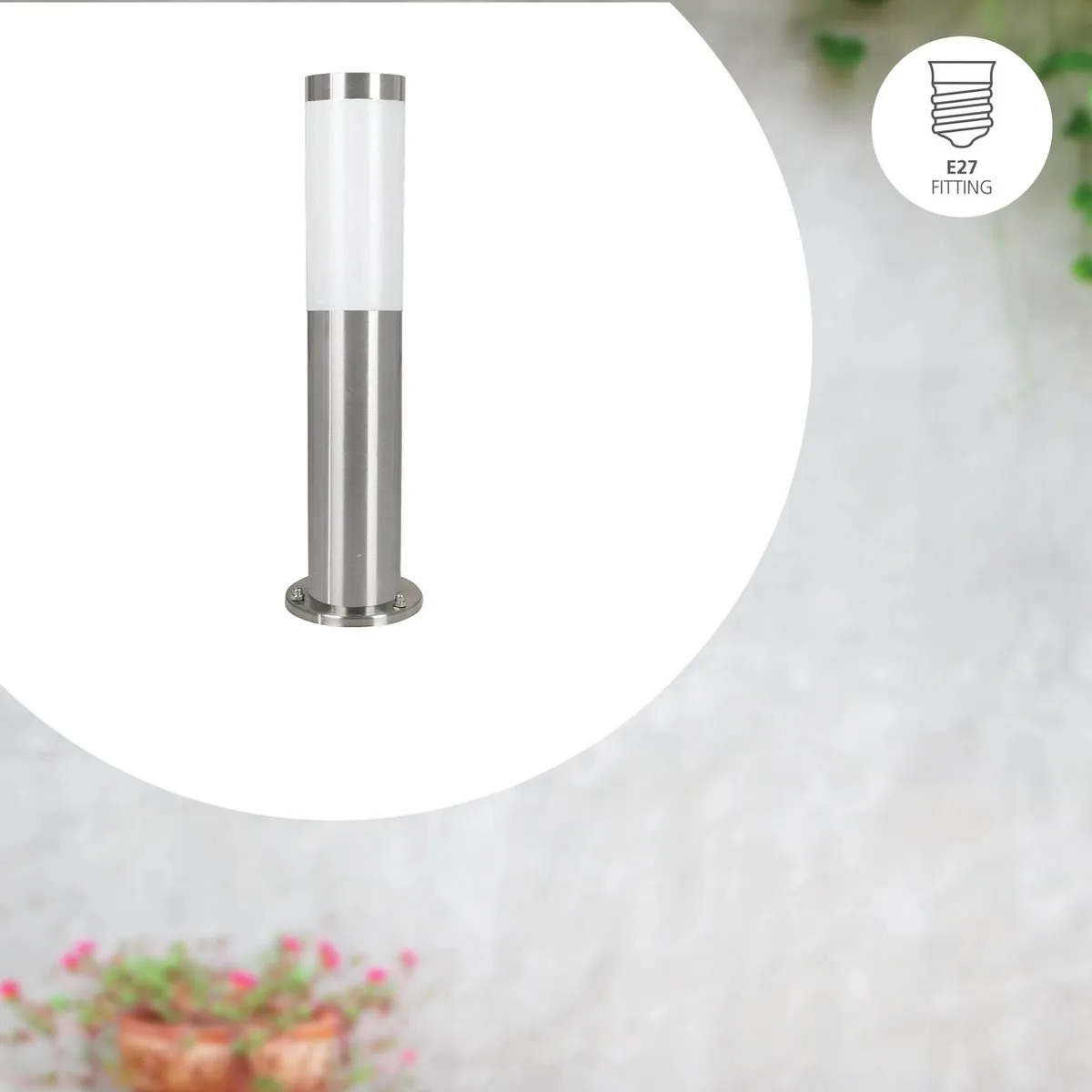 Eglo Helsinki Staande Buitenlamp E27 45cm - RVS
