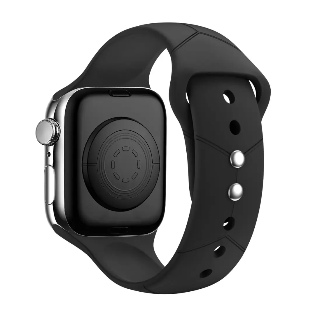 BALR Hexagon Sportband - Apple Watch 42-49mm - Zwart
