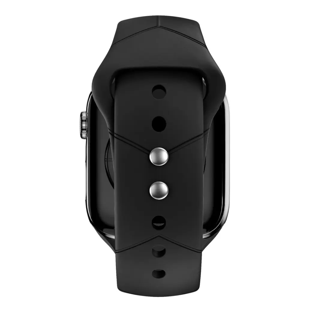 BALR Hexagon Sportband - Apple Watch 42-49mm - Zwart