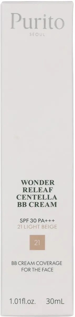 Purito Seoul Wonder Releaf Centella BB Cream SPF30 - 30ml - #21 Light Beige