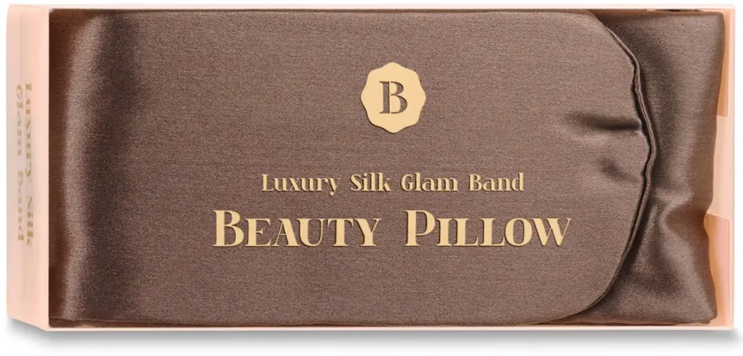 Beauty Pillow Luxury Silk Glam Band - Beige