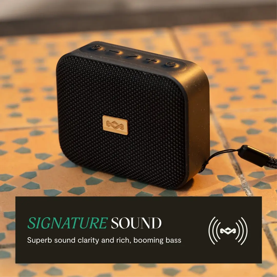House of Marley Jammin EM-JA026-SB Bluetooth Speaker - 5W - IPX5 - Zwart