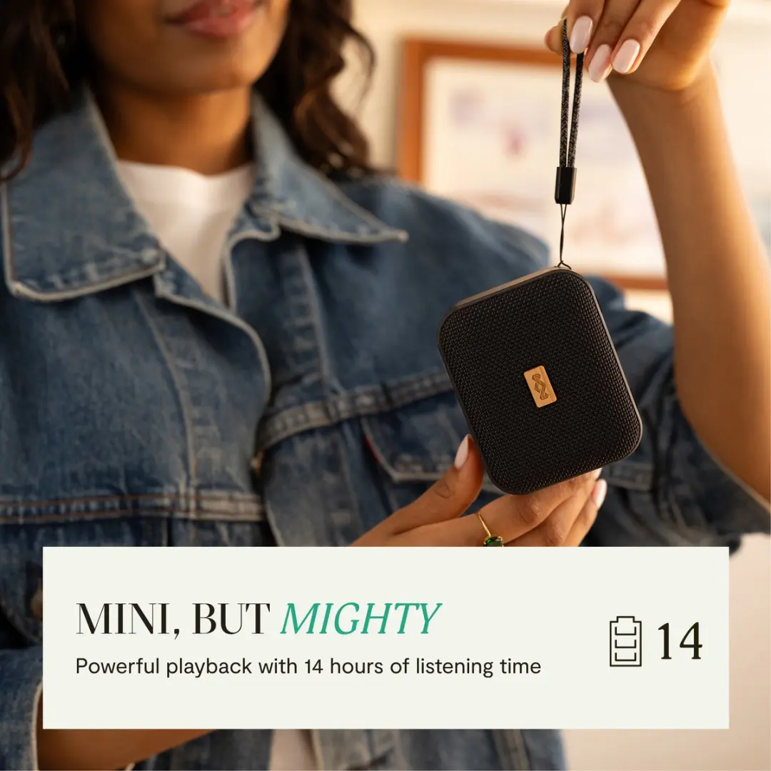 House of Marley Jammin EM-JA026-SB Bluetooth Speaker - 5W - IPX5 - Zwart