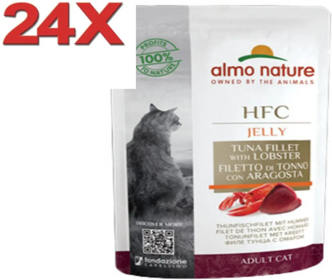 Almo Nature Cuisine Pouch Tonijn & Kreeft 24x55g