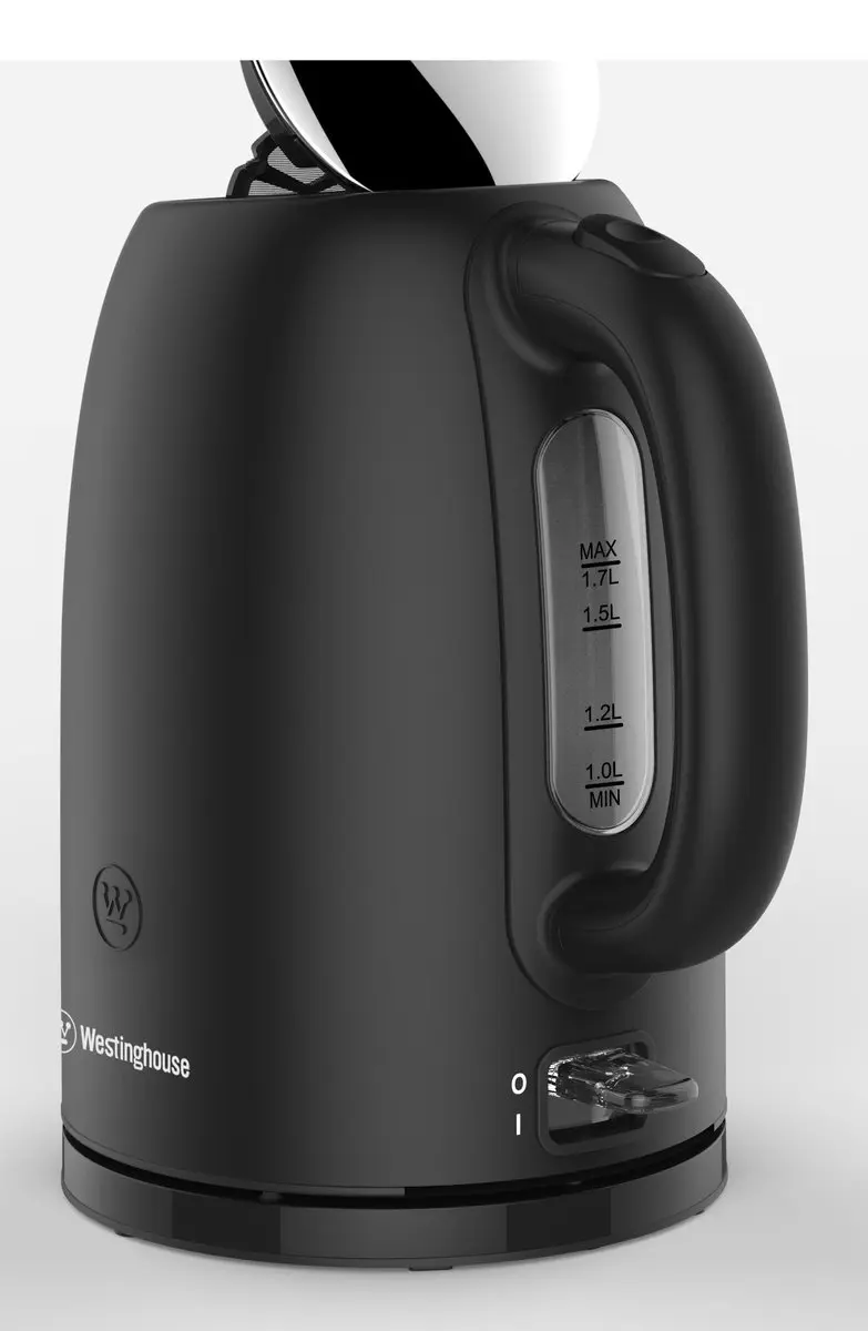 Westinghouse Basis Serie Waterkoker 1,7L - 2200W - Zwart