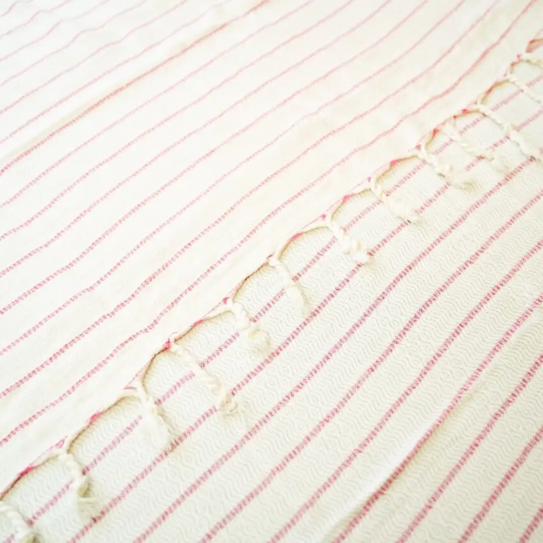 Kayori Taki Hamamdoek 100x180cm - Bamboe - Roze