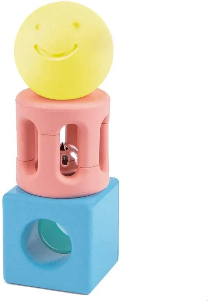 Hape Geometrische Rassel - Veelkleurig