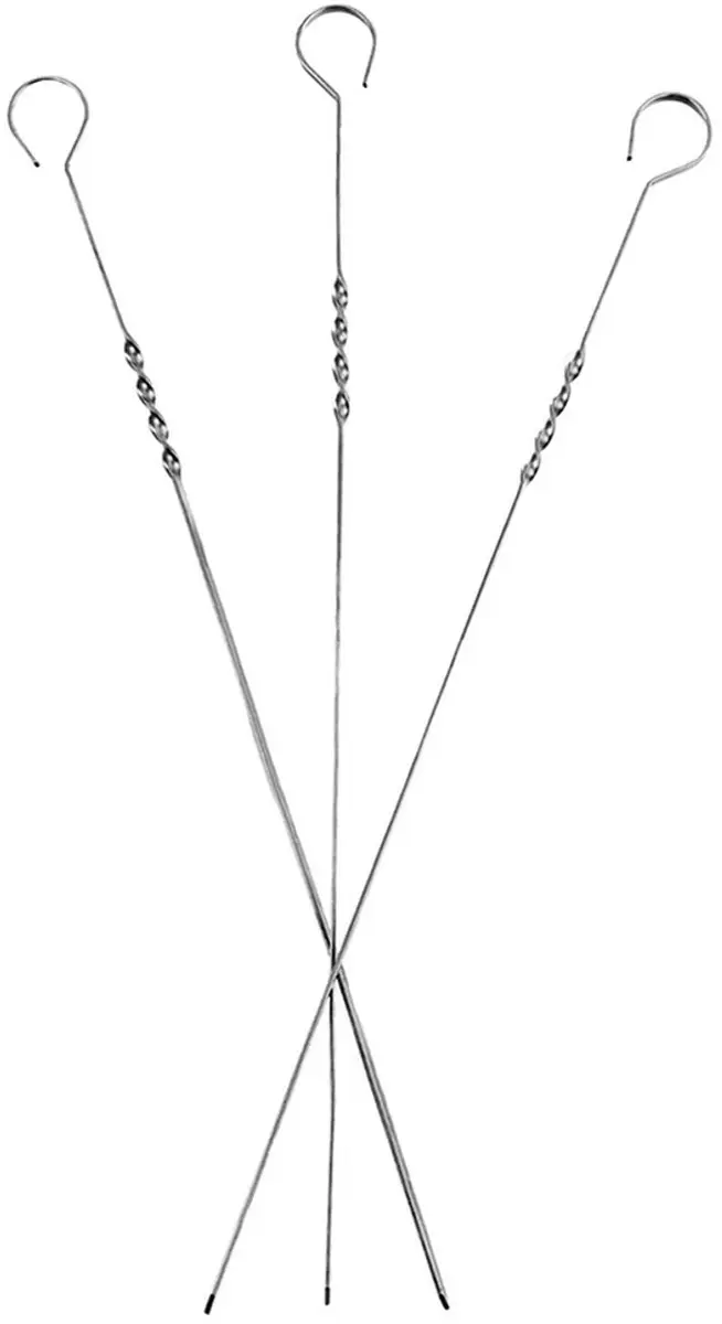 Orion RVS Szaszlik Spiesen 38,5cm - 10 Stuks