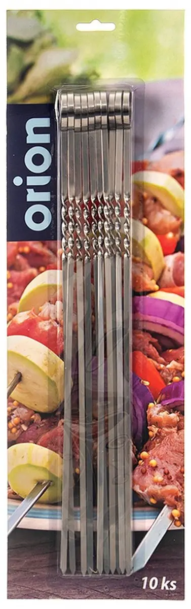 Orion RVS Szaszlik Spiesen 38,5cm - 10 Stuks
