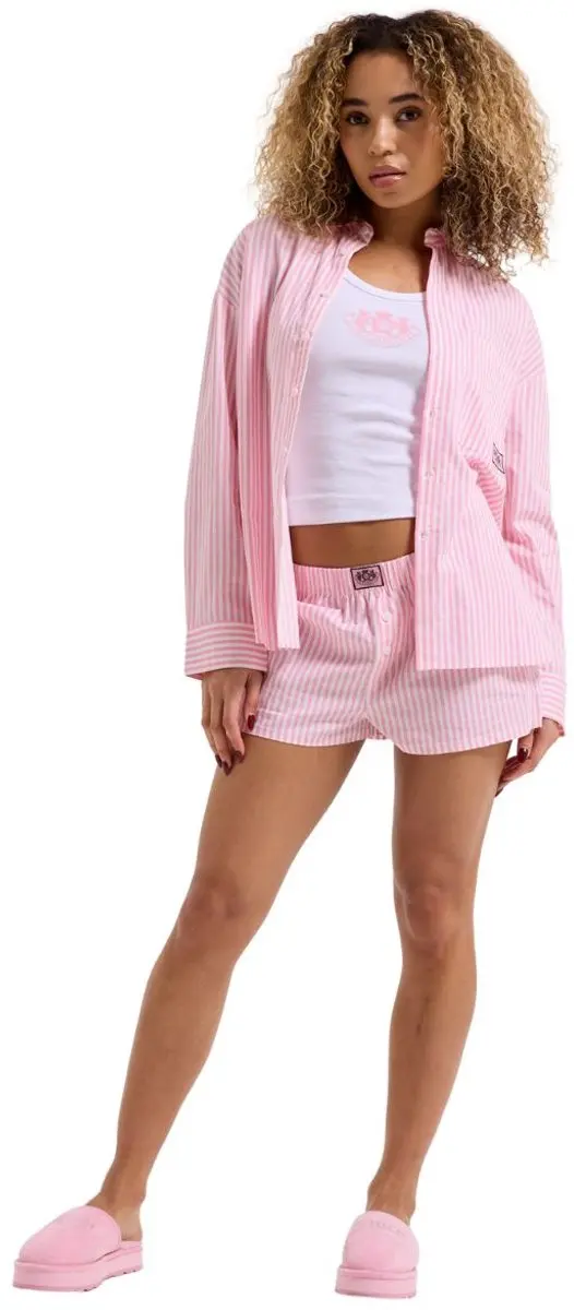 Juicy Couture Stripe Dog Crest Shirt - Maat S