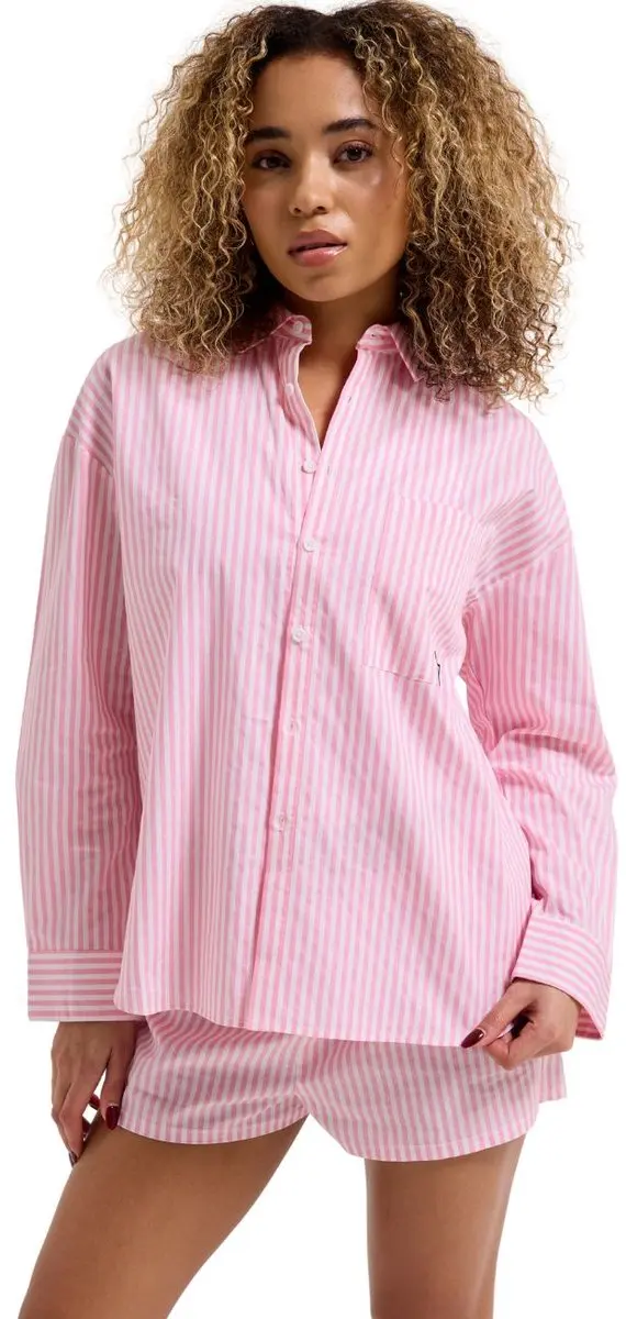 Juicy Couture Stripe Dog Crest Shirt - Maat S