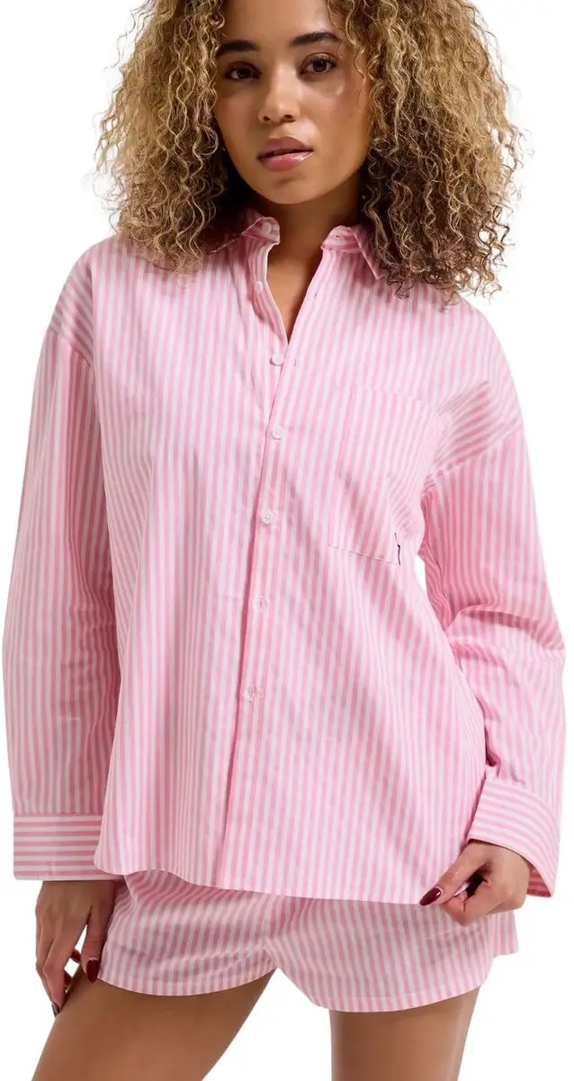 Juicy Couture Stripe Dog Crest Shirt - Maat S
