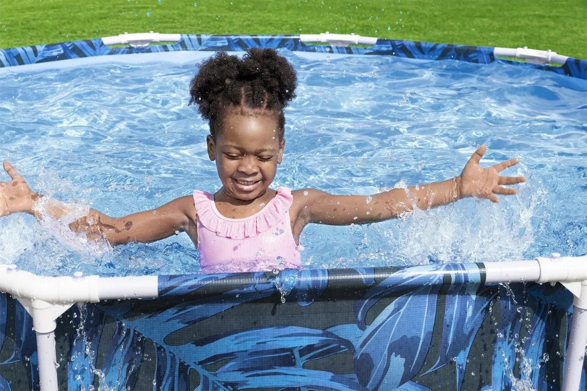 Bestway Steel Pro Tubular Pool 305x66cm - Blauw - afbeelding 6 van 6