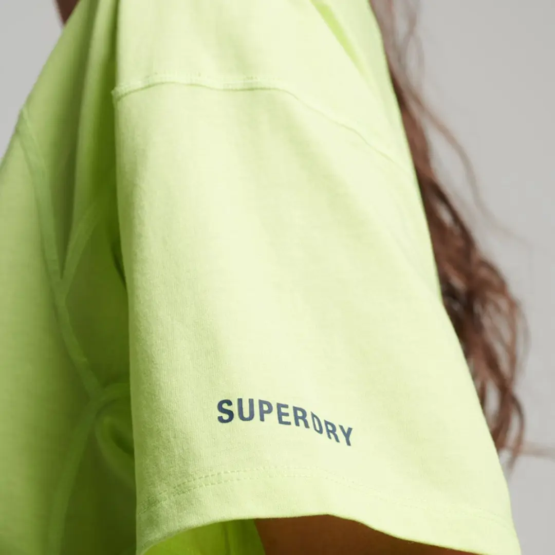 Superdry Run SS Sportshirt Vrouwen M - Geel - afbeelding 6 van 6