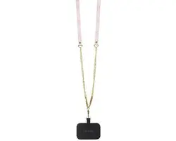 Guess 4G Triangle Crossbody Hoesje - iPhone 14 Pro - Roze - afbeelding 6 van 6