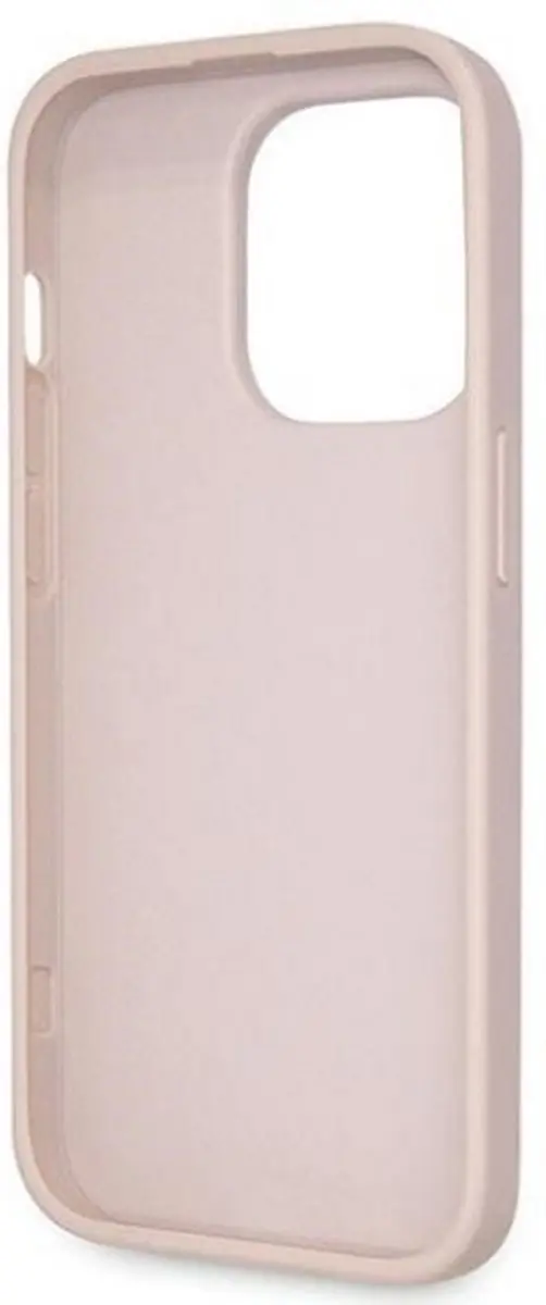 Guess 4G Triangle Crossbody Hoesje - iPhone 14 Pro - Roze