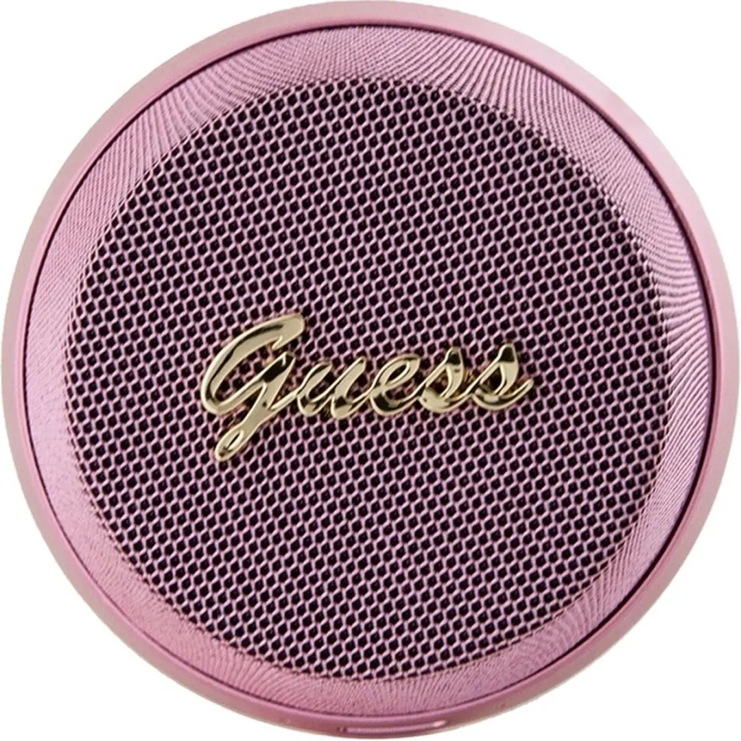GUESS Script Logo Bluetooth Speaker Stand - Roze - afbeelding 6 van 6