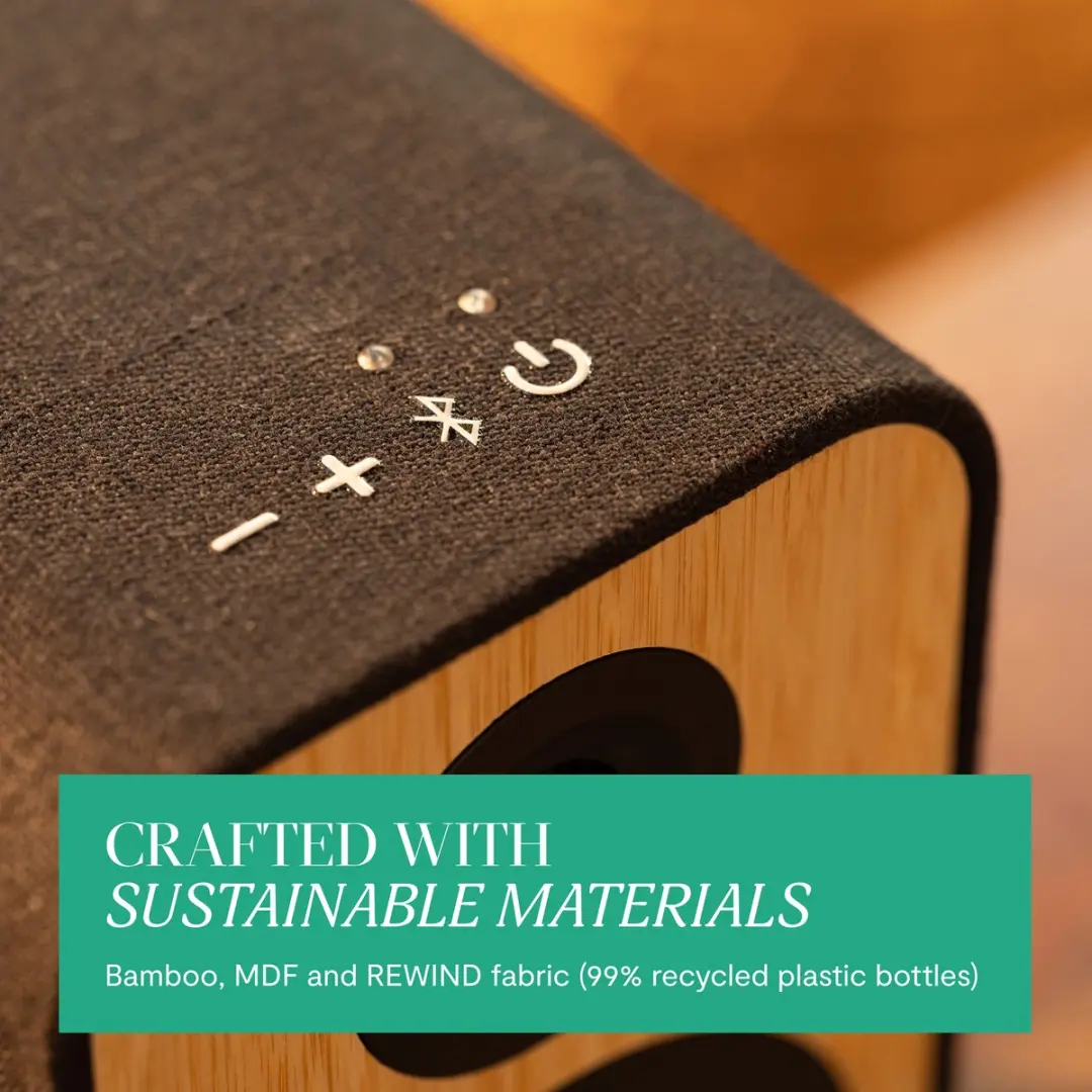 House of Marley Uplift Boekenplank Speakers - 20W - Zwart