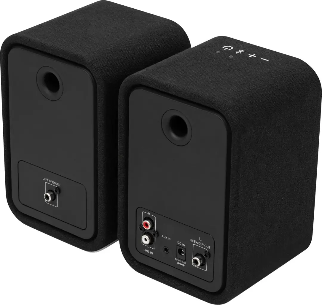 House of Marley Uplift Boekenplank Speakers - 20W - Zwart - afbeelding 6 van 6