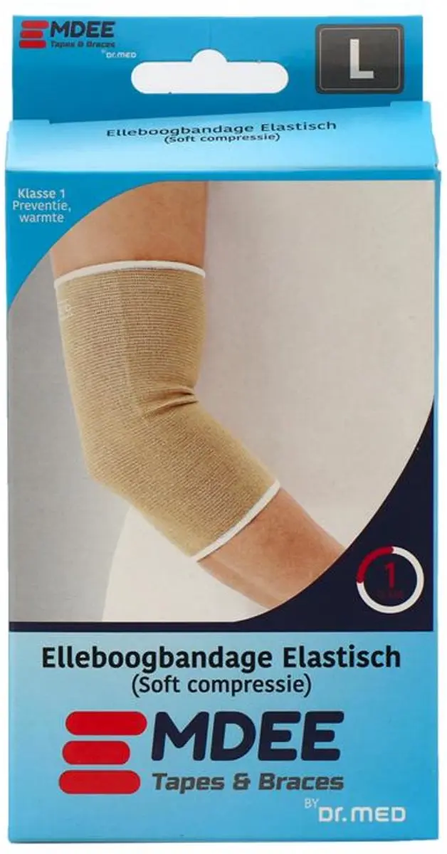 Emdee Elleboogbandage L - Beige
