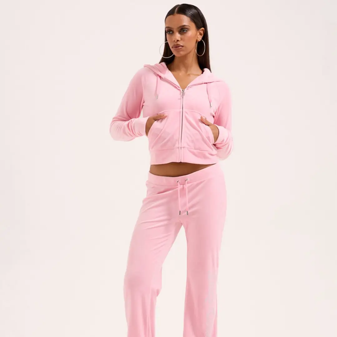Juicy Couture Madison Outline Hoodie Diamant Bra
